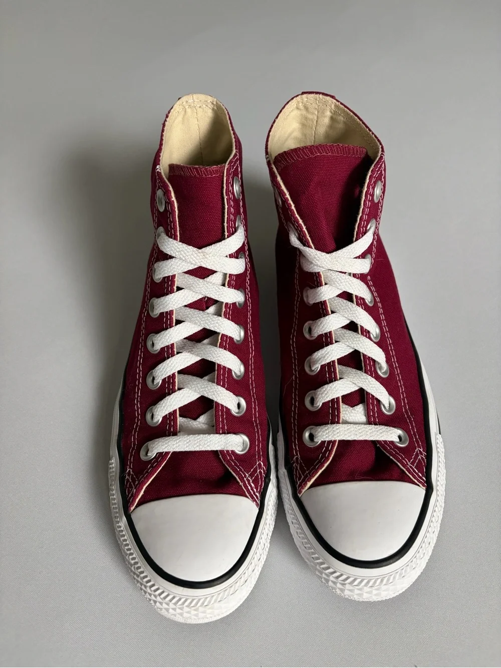 Converse Chuck Taylor All Star High Top Burgundy Sneakers Women’s 9 Men’s 7 EU40 - Picture 1 of 8